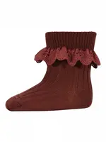 Mp Denmark Lea socks lace | Hot chocolate - Mp Denmark