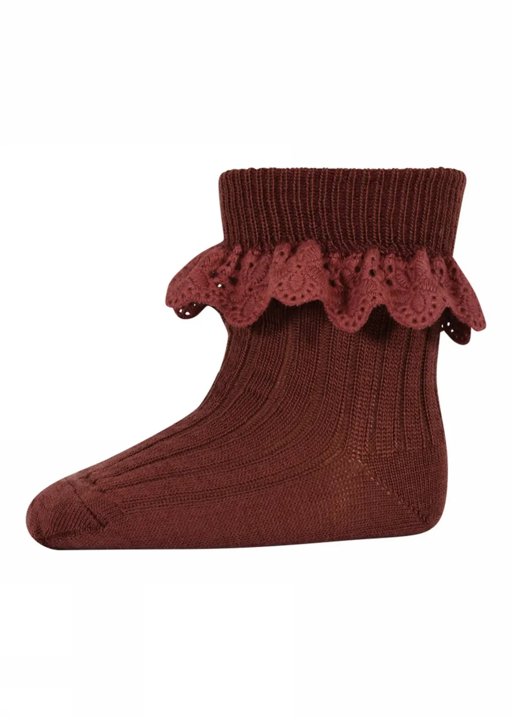 Mp Denmark Lea socks lace | Hot chocolate - Mp Denmark