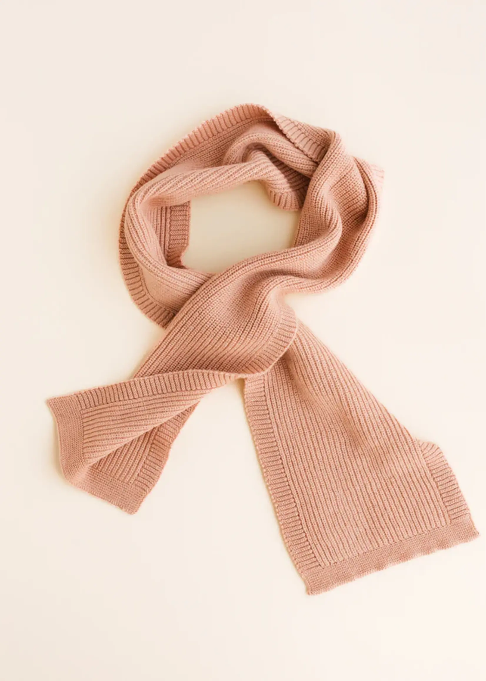HVID Scarf Gustave Rose - Hvid