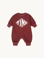 Tiny Cottons Diamond tiny one piece Burgundy - Tiny Cottons