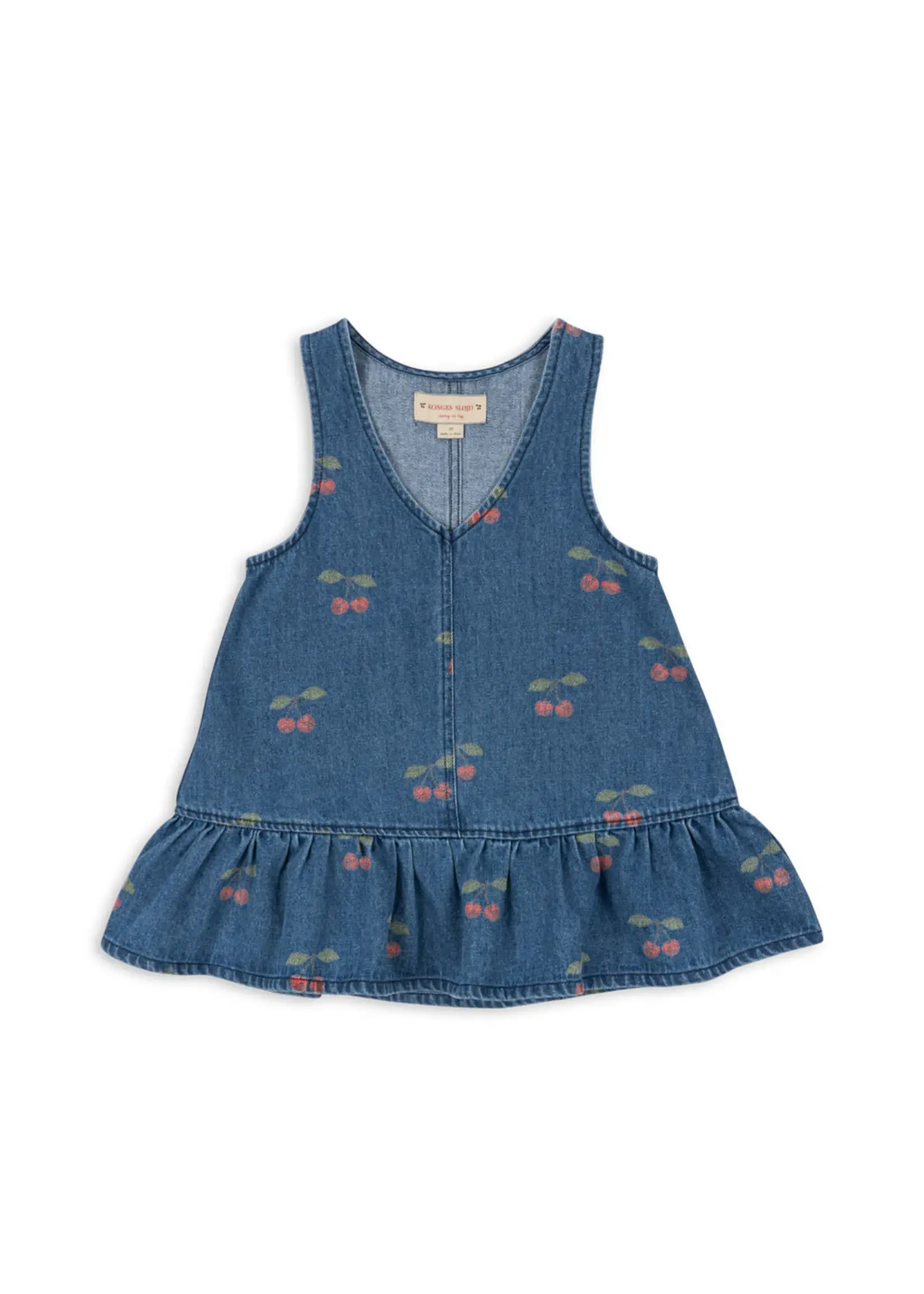 Konges Slojd Magot dress | Grande cerise denim - Konges Slojd