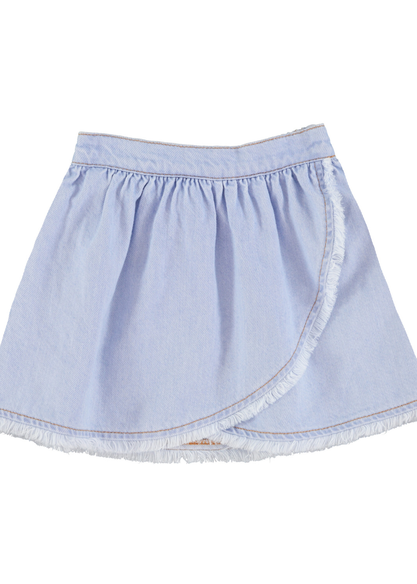 Piupiuchick Short skirt | light blue soft denim - Piupiuchick