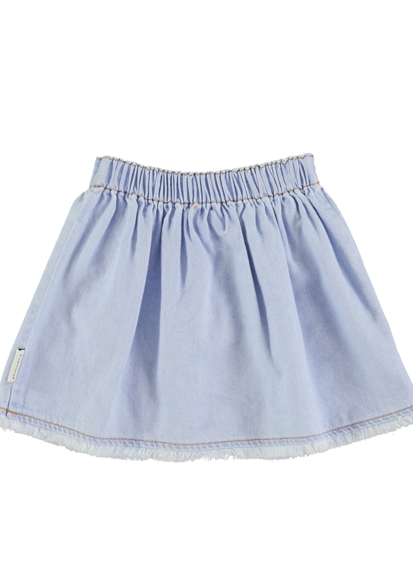 Piupiuchick Short skirt | light blue soft denim - Piupiuchick