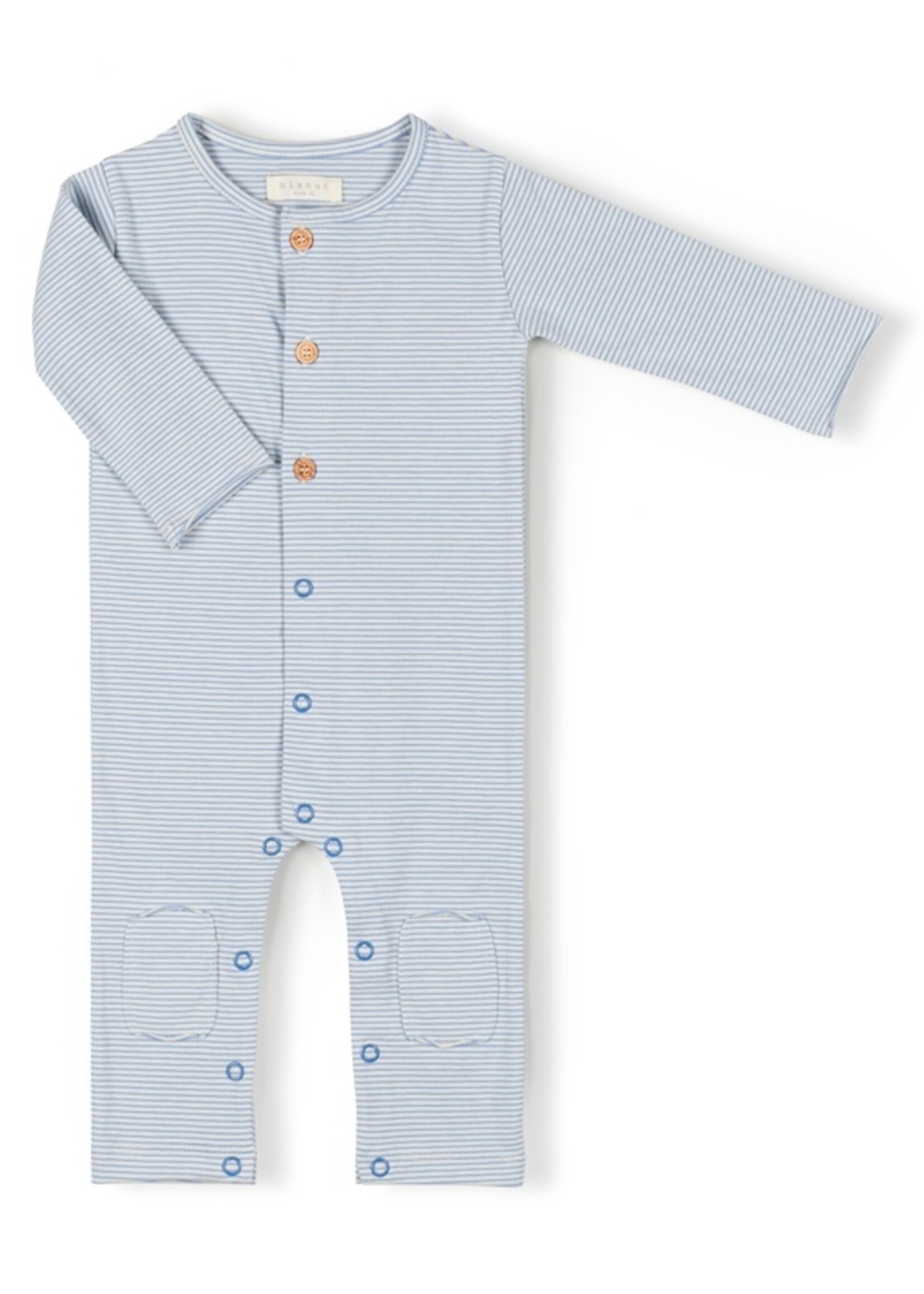 Nixnut Butt onesie Sky stripe - Nixnut