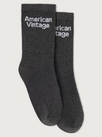 American Vintage Socks Anthracite  - American Vintage