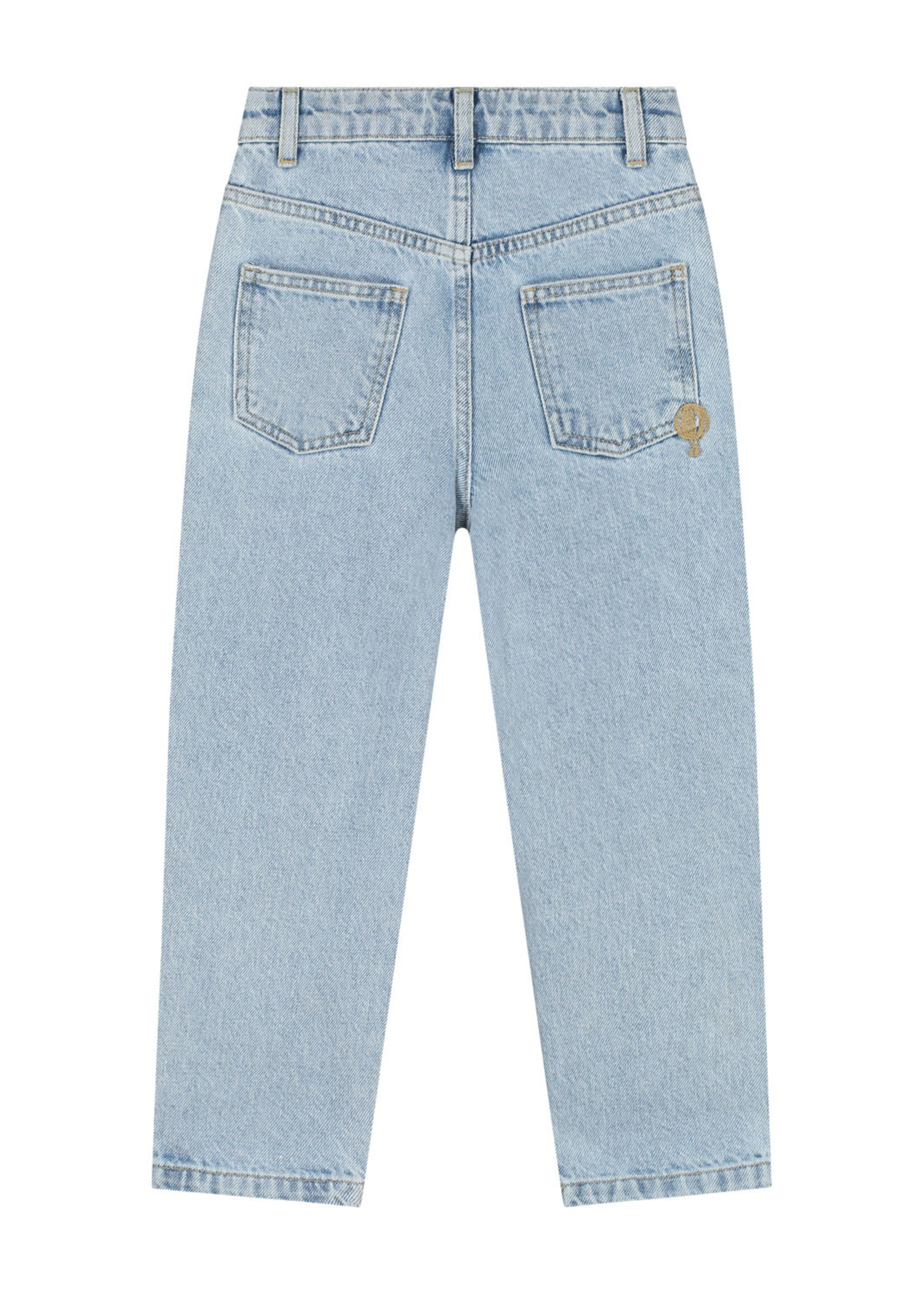 Charlie Petite Laure Pleated Jeans  Light snow wash - Charlie petite