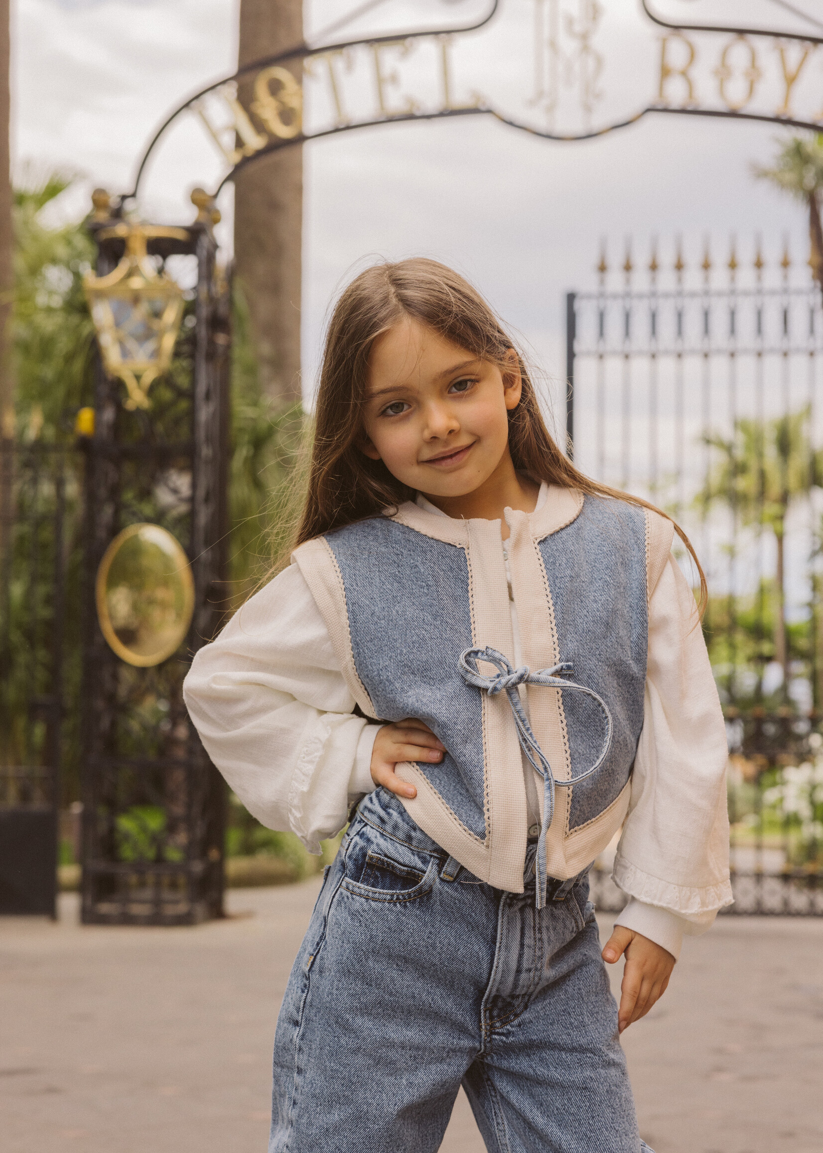 Charlie Petite Jay gilet North blue - Charlie petite