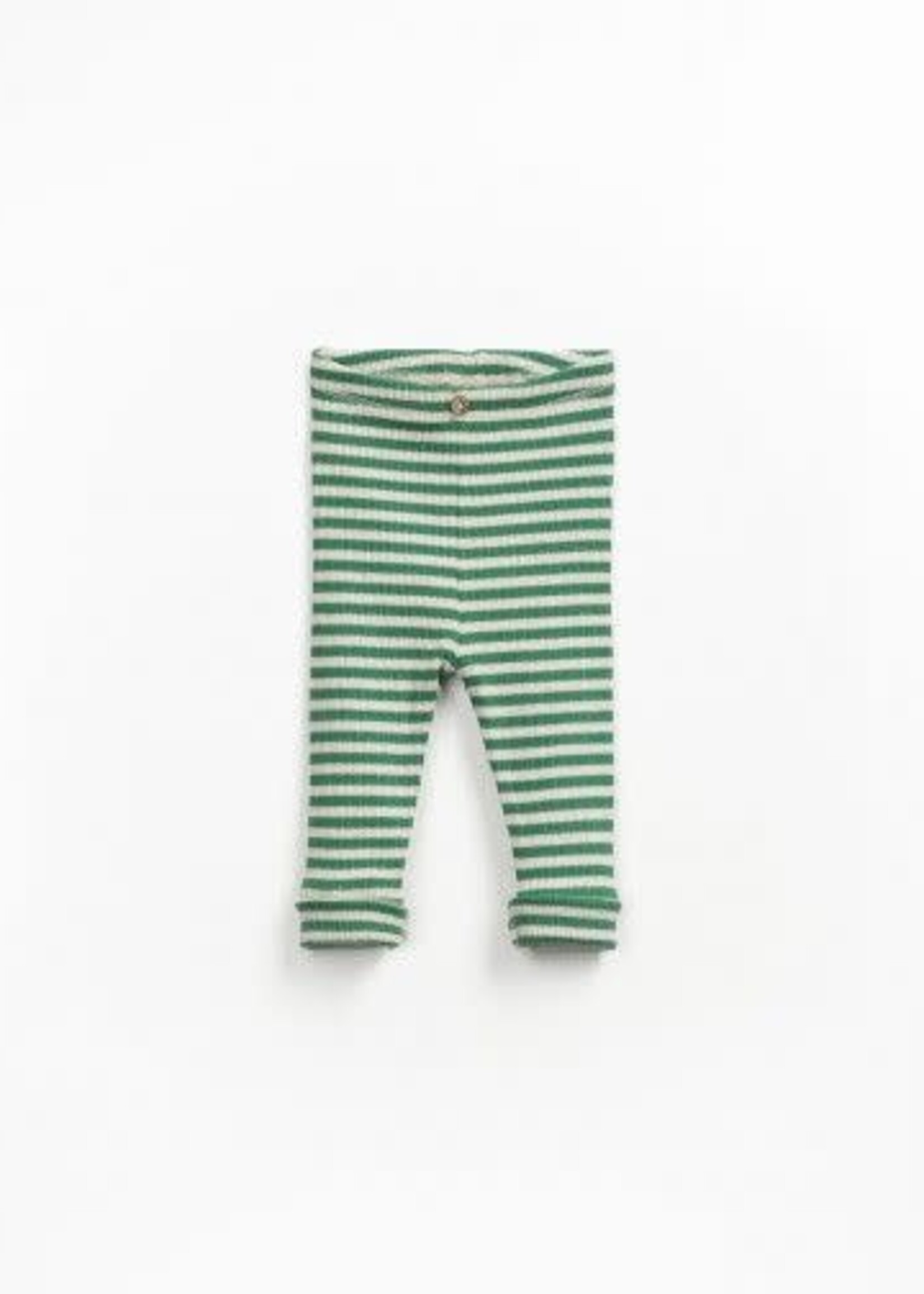 Play Up Striped rib leggings Botanical - Play Up