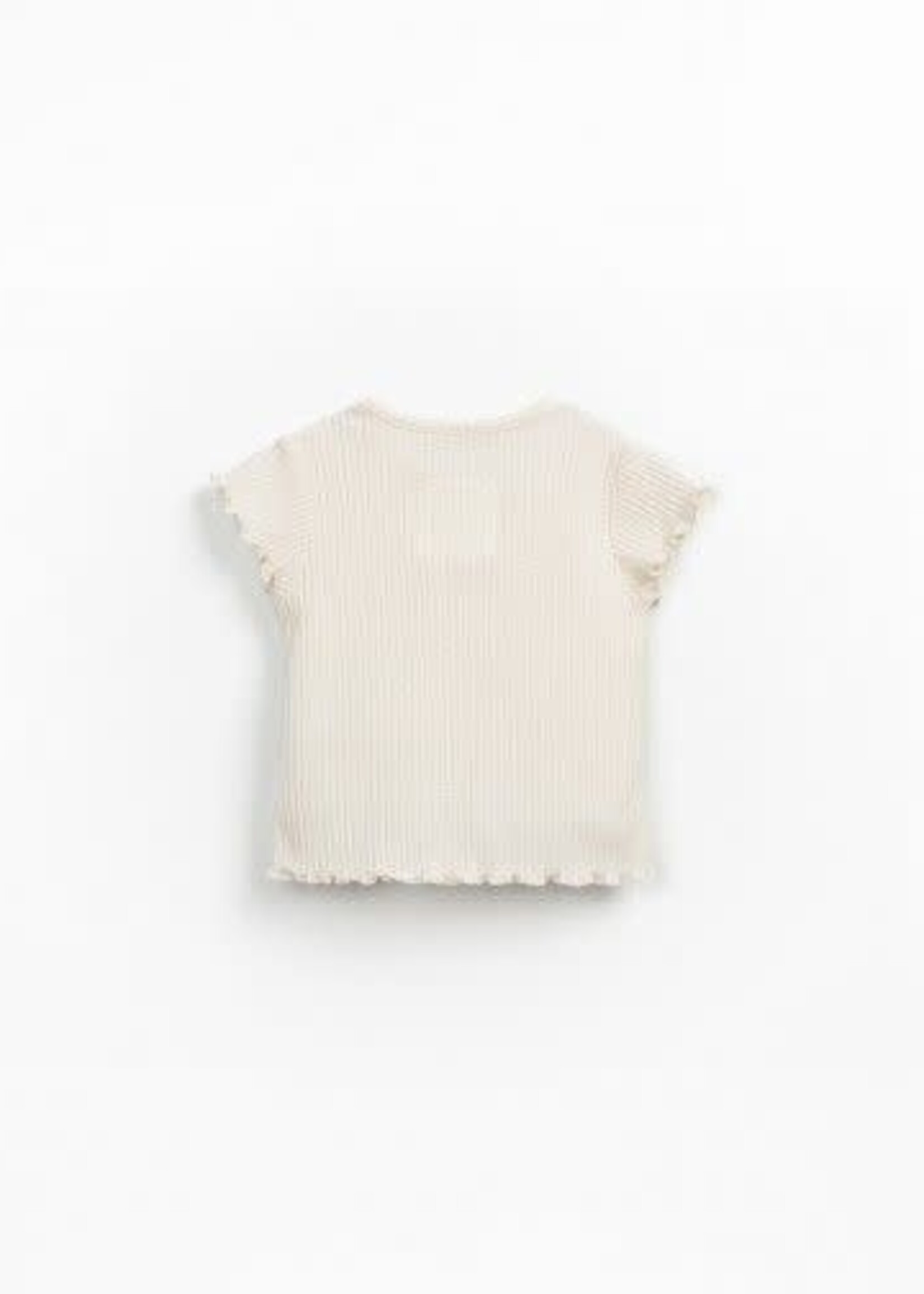 Play Up Flame rib tshirt Gres - Play Up