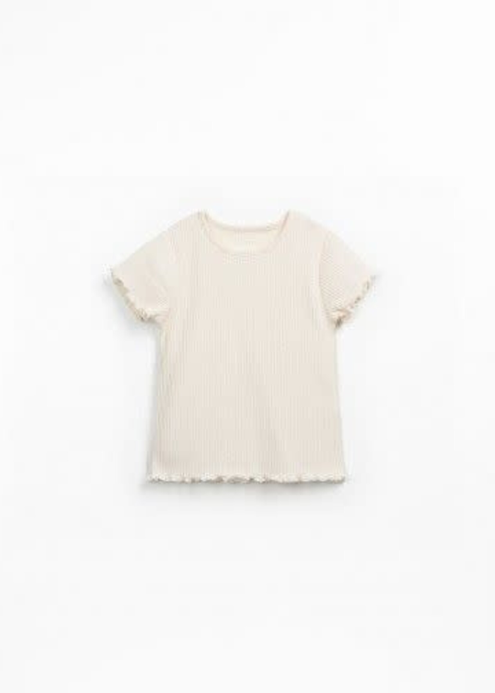 Play Up Flame rib tshirt Gres  - Play Up