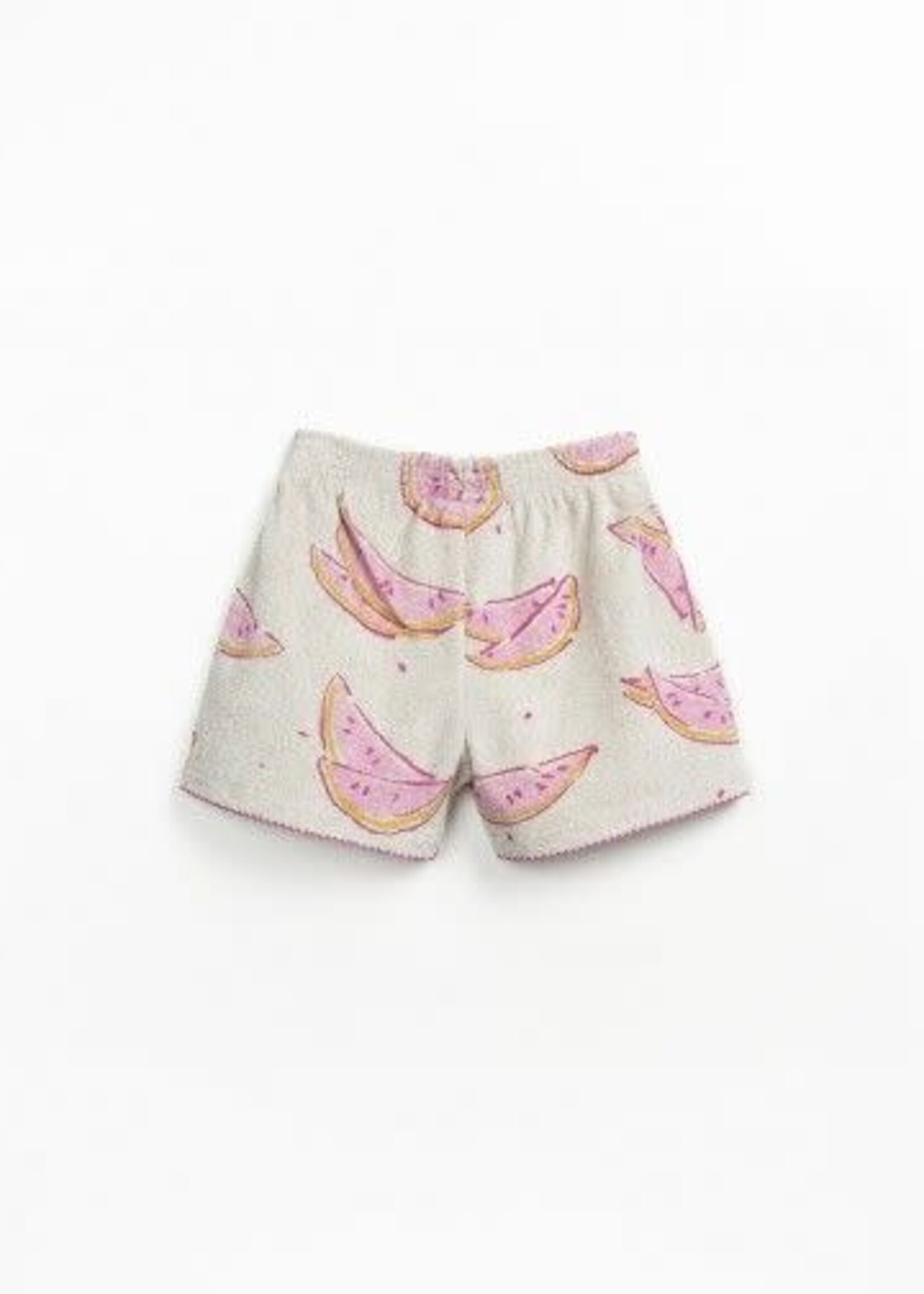 Play Up Printed plush shorts Gres - Play Up