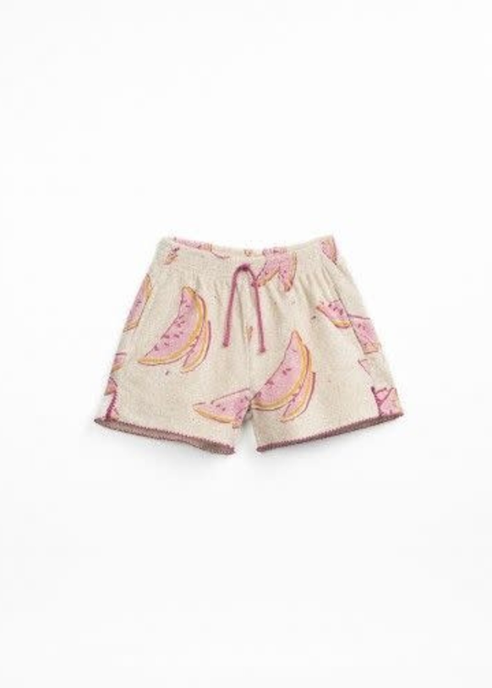 Play Up Printed plush shorts Gres - Play Up