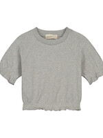 Charlie Petite Ive top | Grey melange - Charlie Petite