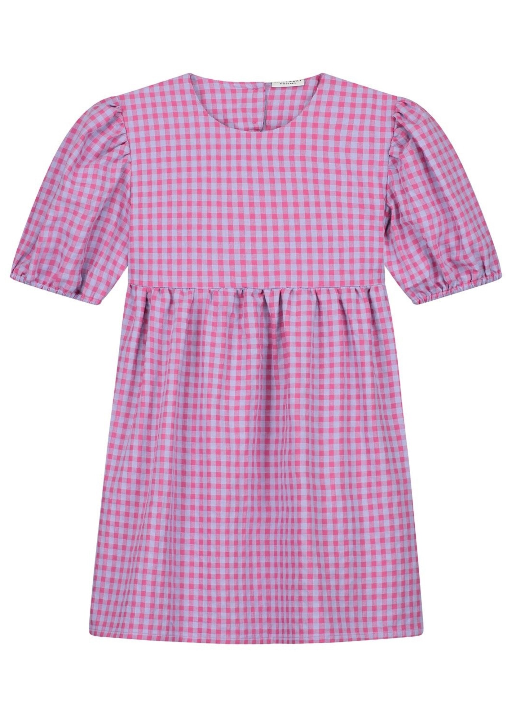 Daily Brat Sassy checked dress Lavendel - Daily Brat