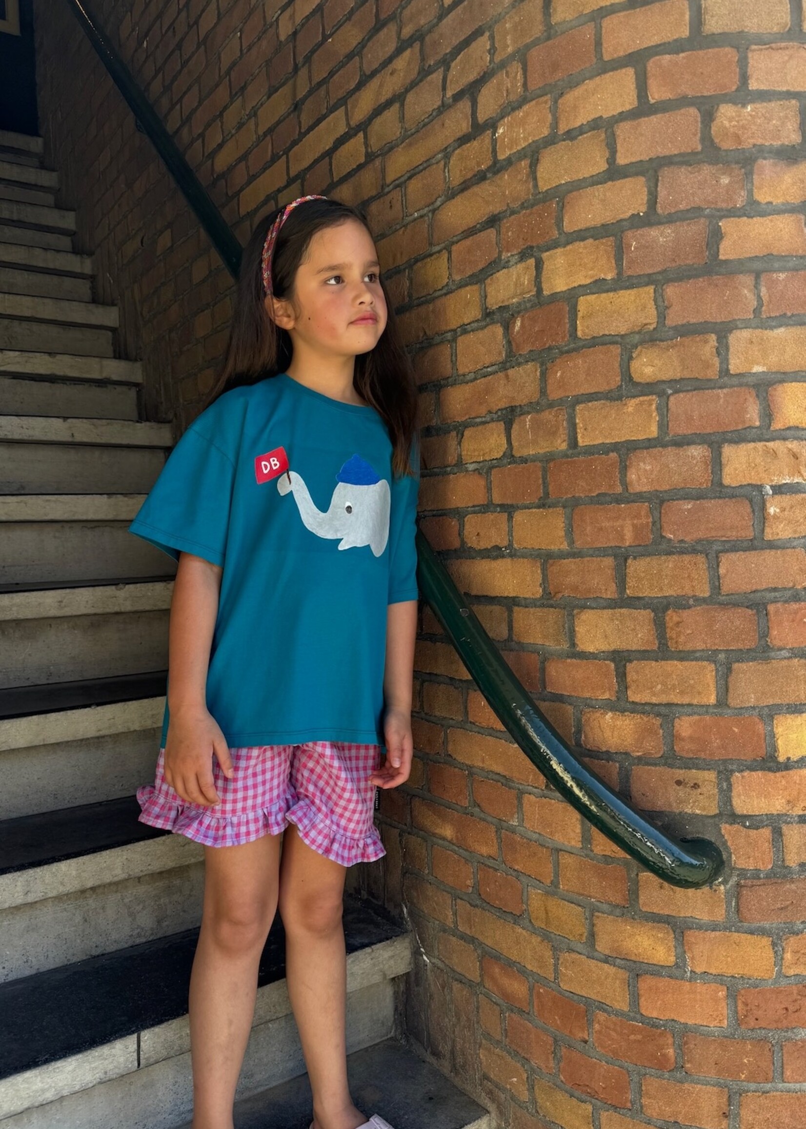Daily Brat Elephunk tshirt Sage serenity - Daily Brat