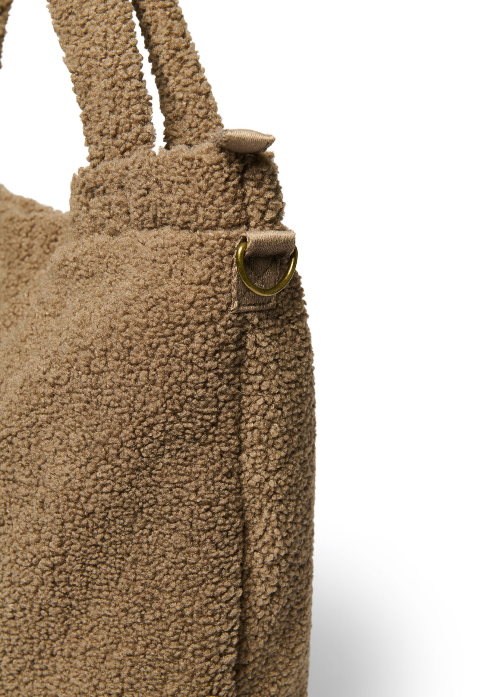 Studio Noos Brown teddy mombag 2.0 - Studio Noos