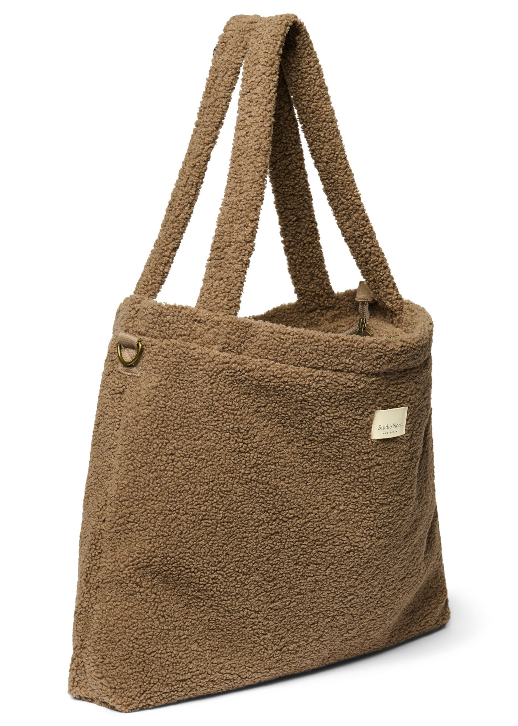 Studio Noos Brown teddy mombag 2.0 - Studio Noos