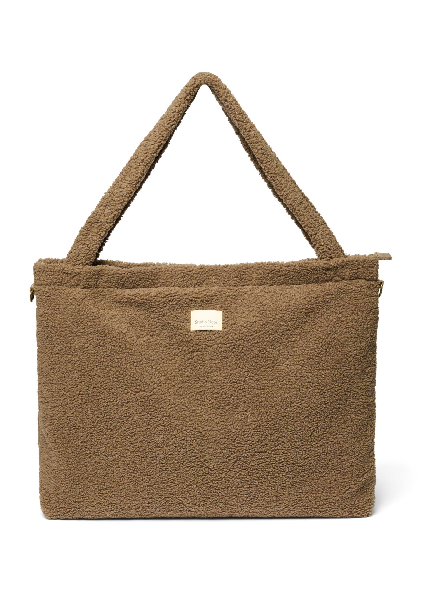 Studio Noos Brown teddy mombag 2.0 - Studio Noos