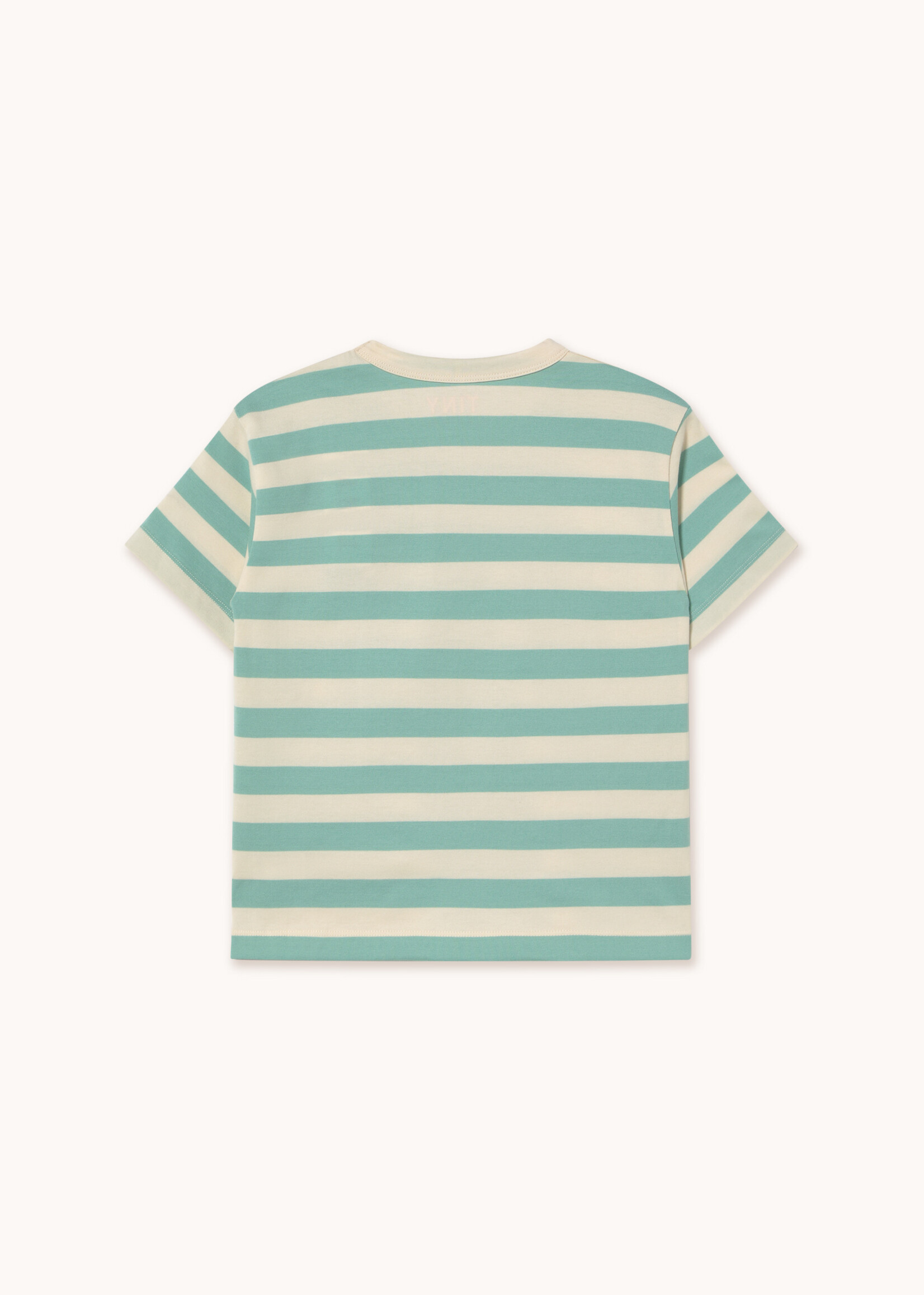 Tiny Cottons Striped tee Washed emerald - Tiny Cottons