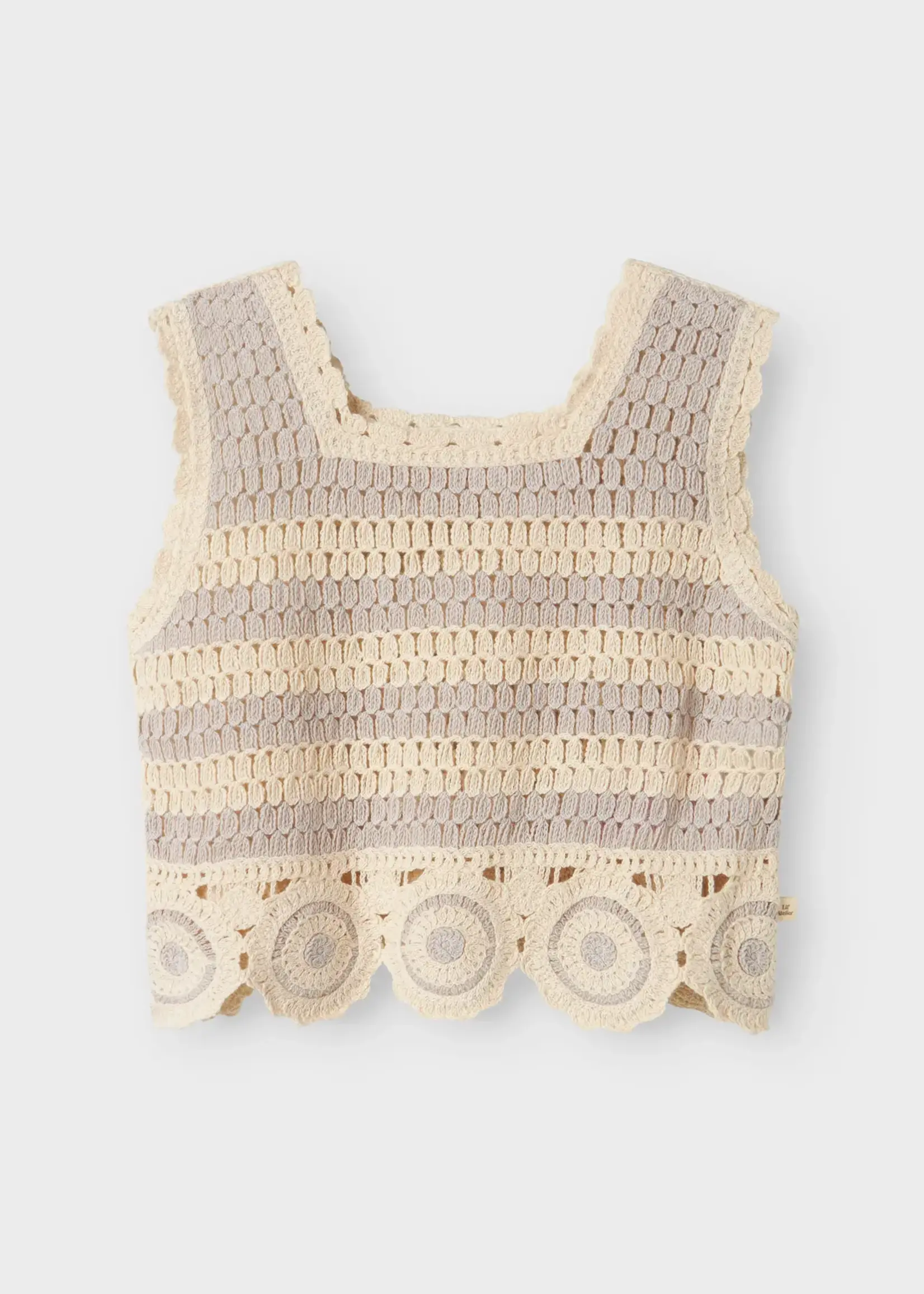 Lil Atelier Fauna vest  Vapor blue - Lil Atelier