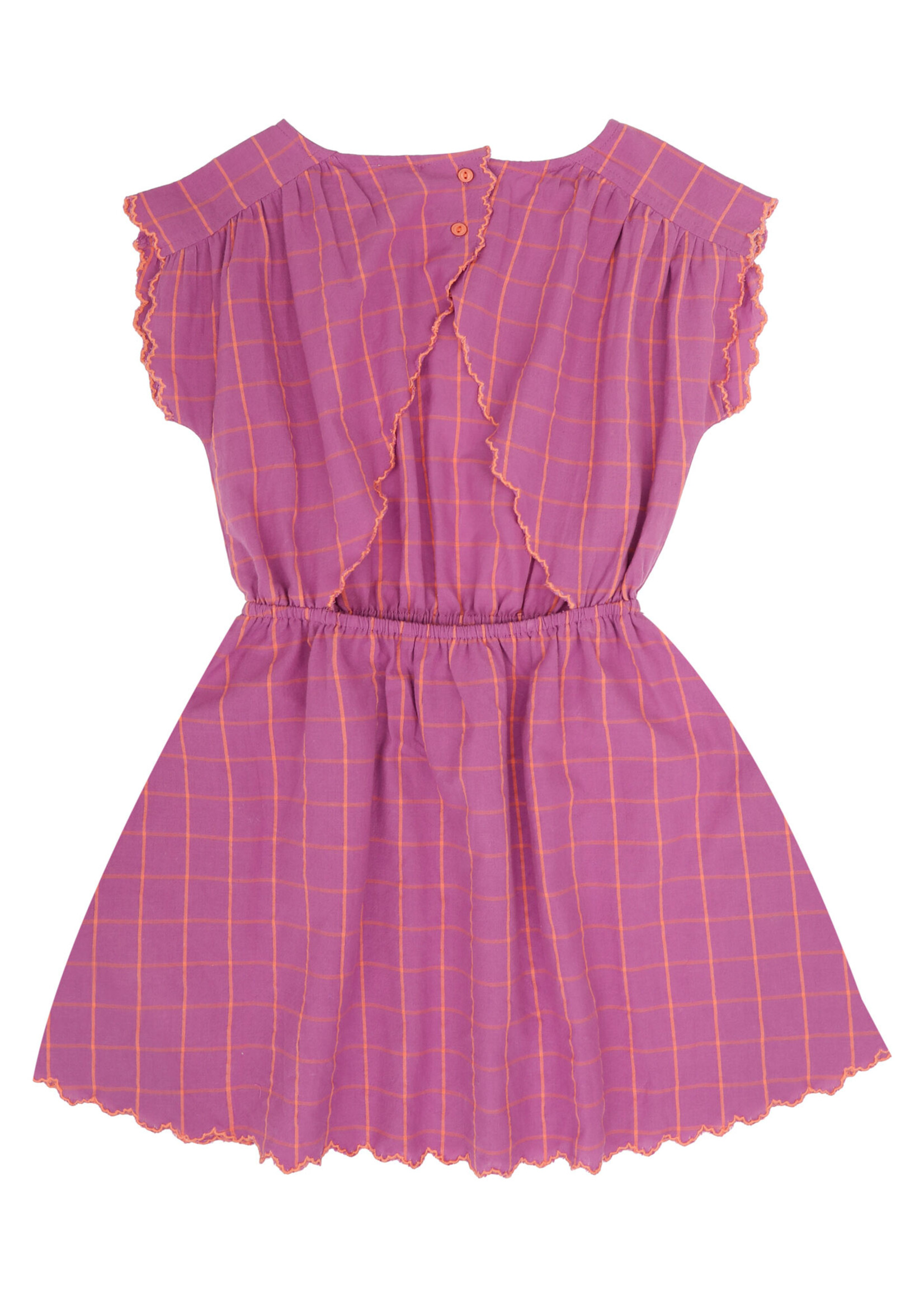 Jenest Kiki dress  Violet purple check - Jenest