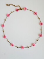 By Melo Ketting flower roze - By melo