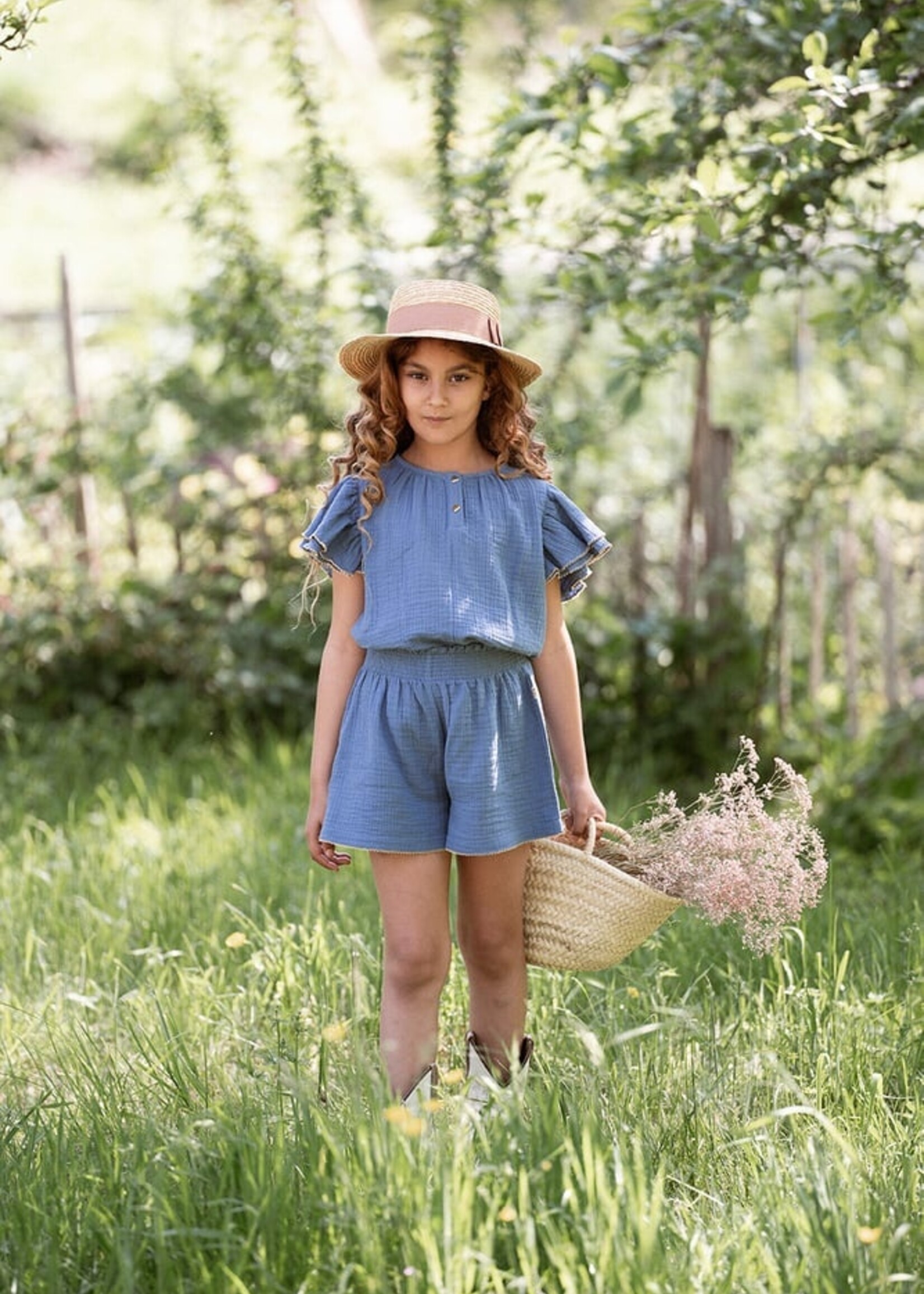House of jamie Butterfly top Indigo - House of Jamie