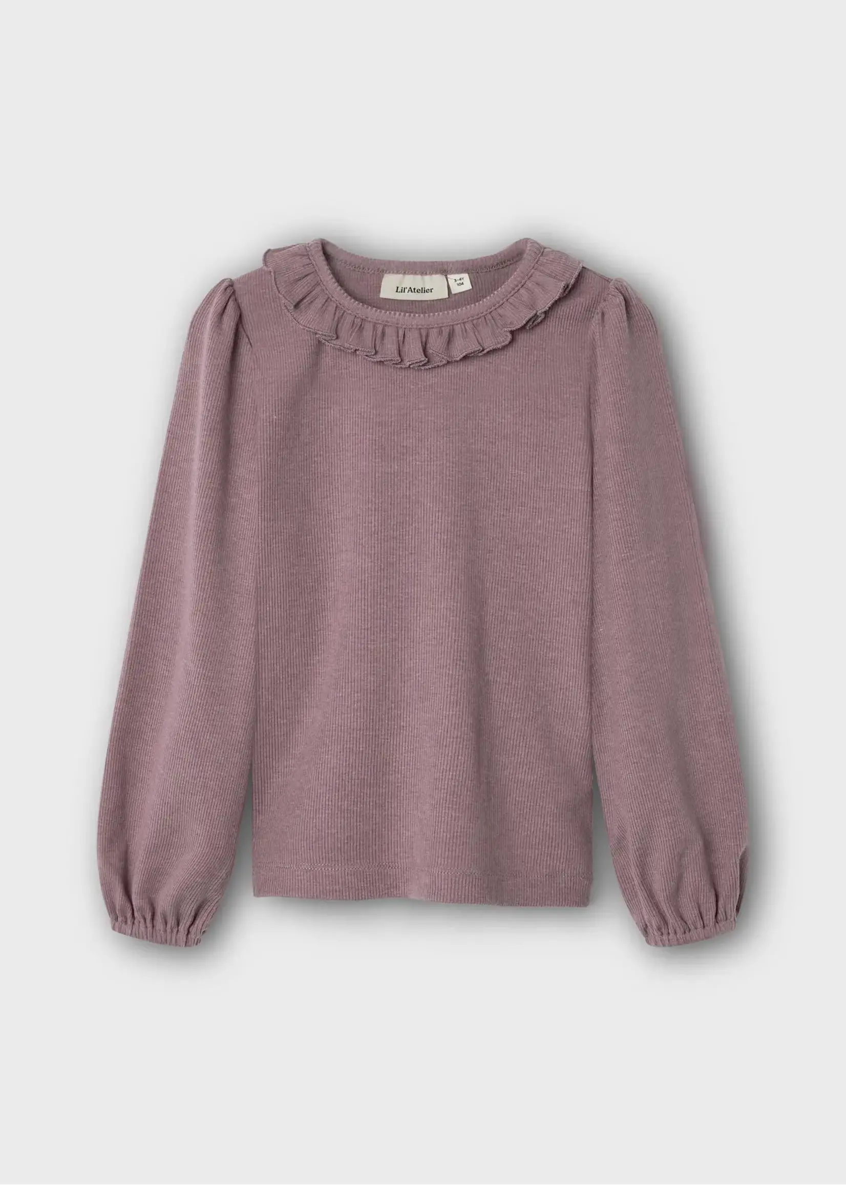 Lil Atelier Darla ls slim top Nostalgia Rose - Lil atelier