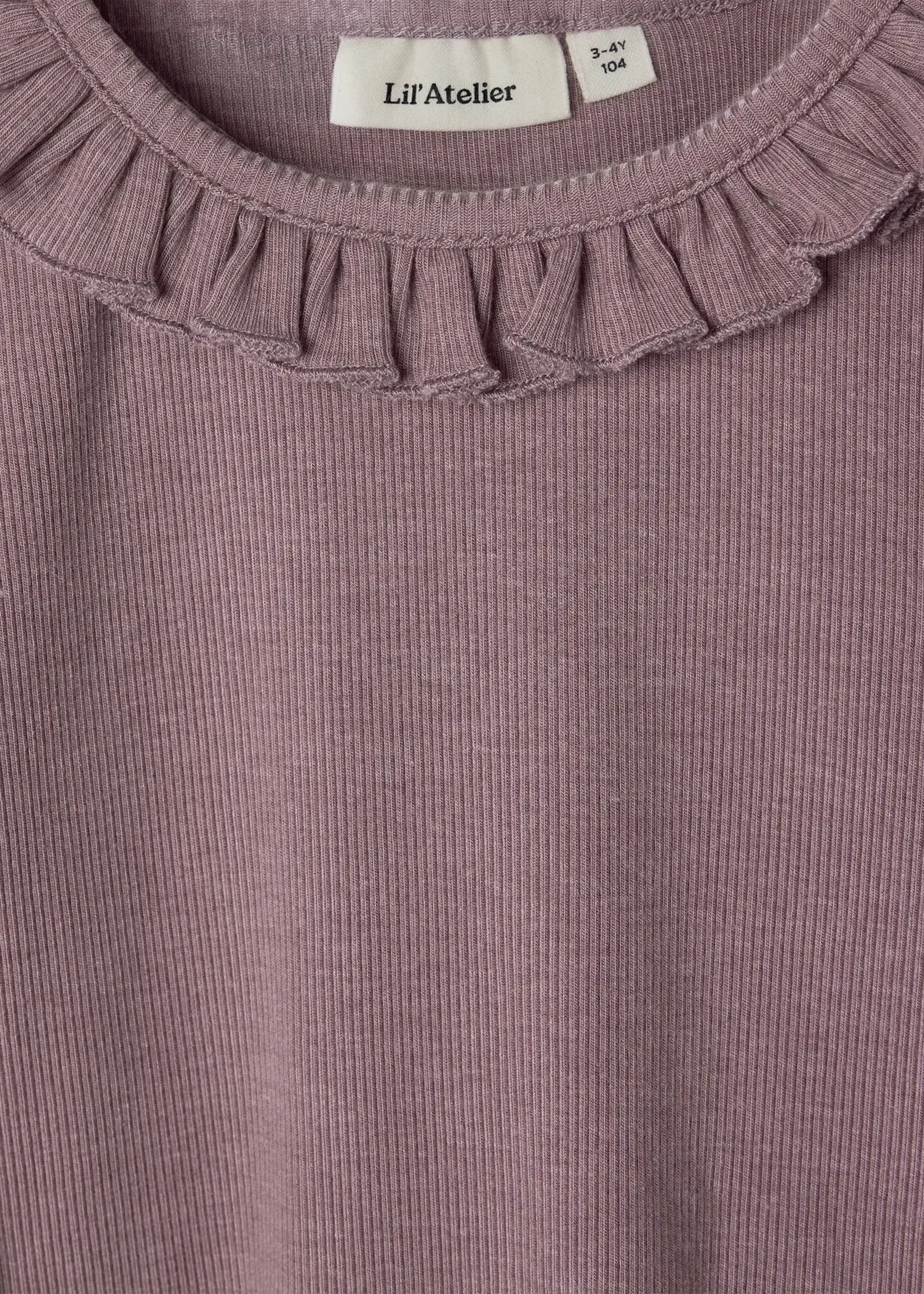 Lil Atelier Darla ls slim top Nostalgia Rose - Lil atelier