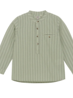 Huttelihut Shirt ls yd stripe Desert Sage - Huttelihut
