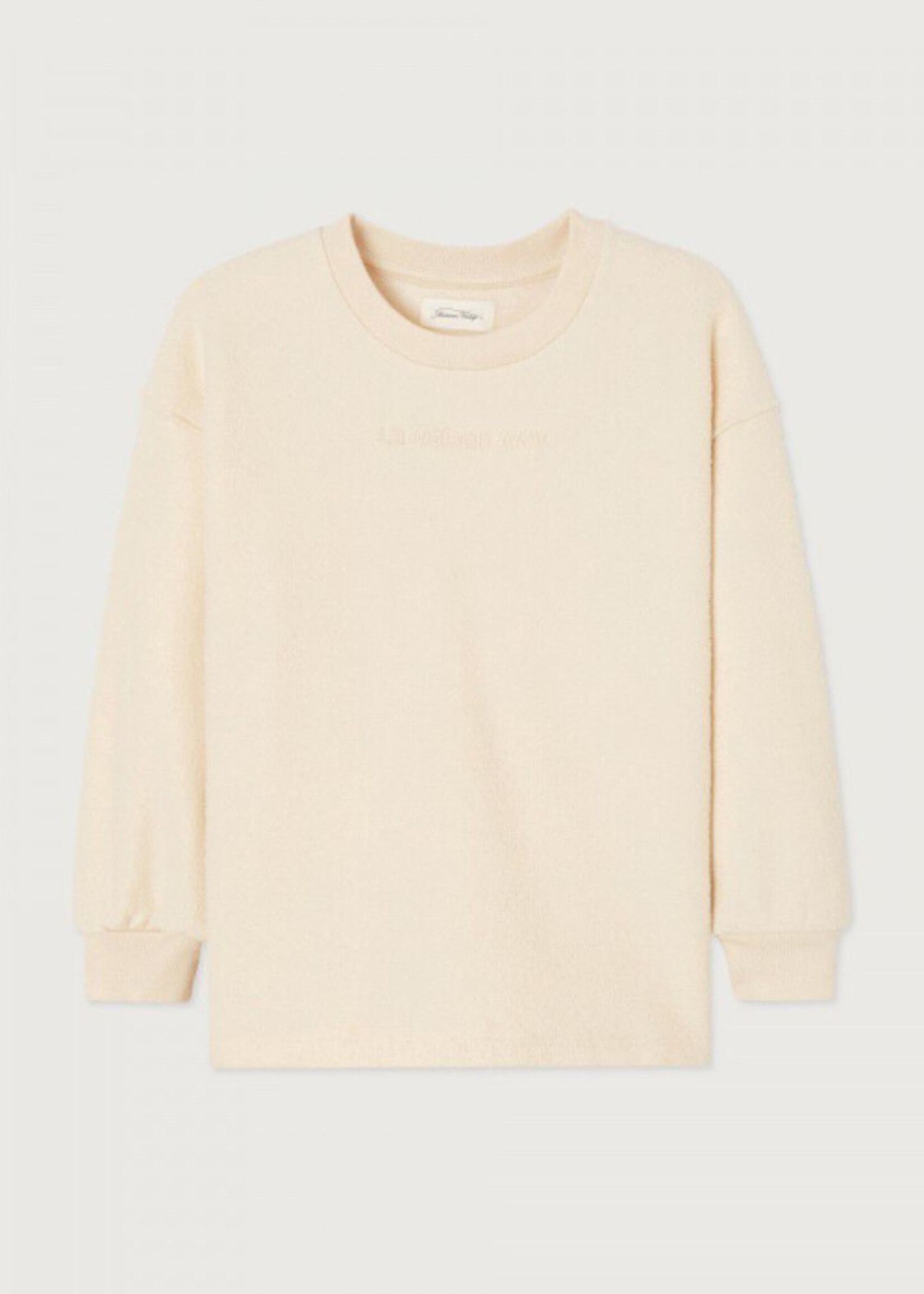 American Vintage Kids sweat bobypark Ecru - American Vintage