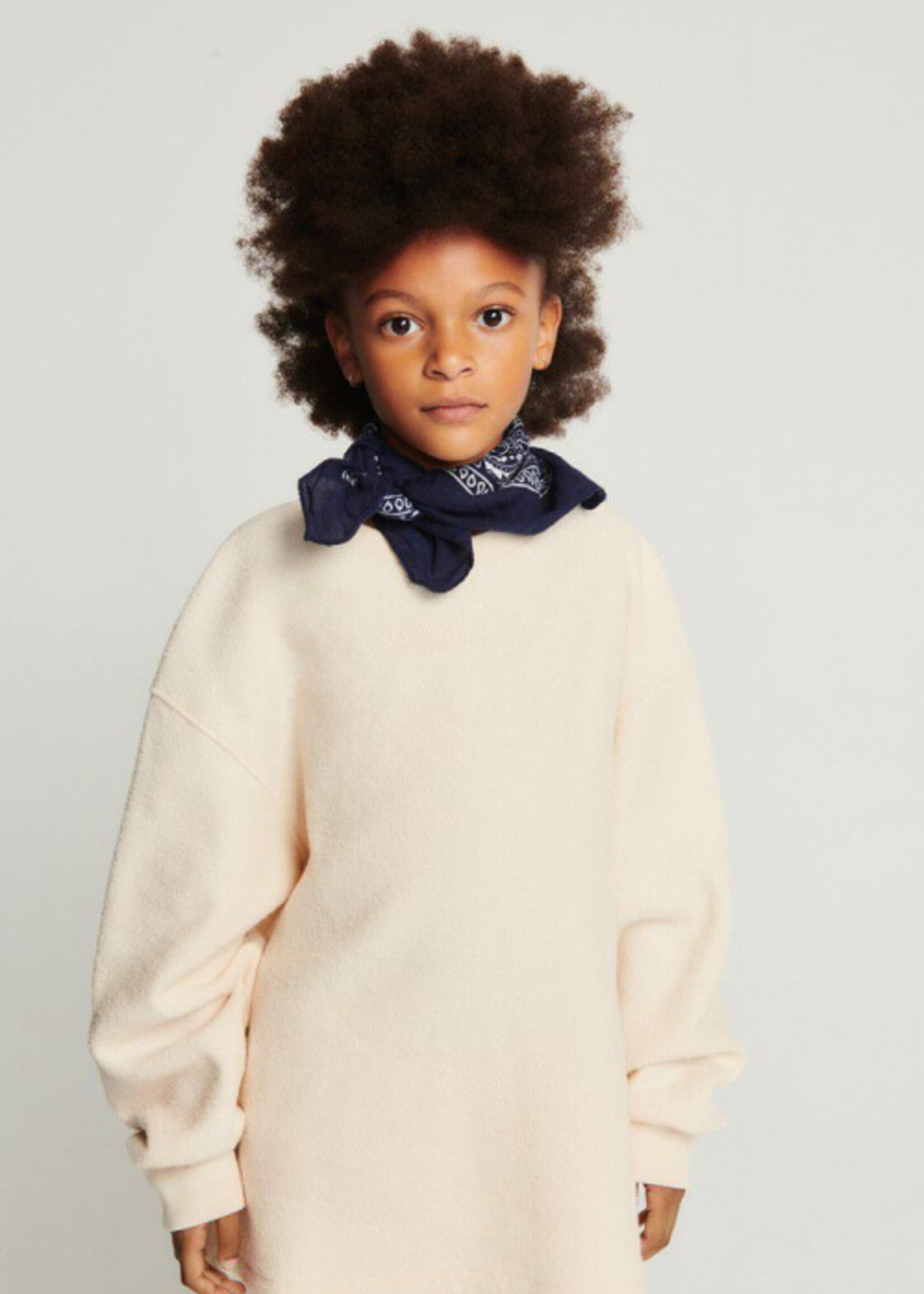 American Vintage Kids sweat bobypark Ecru - American Vintage