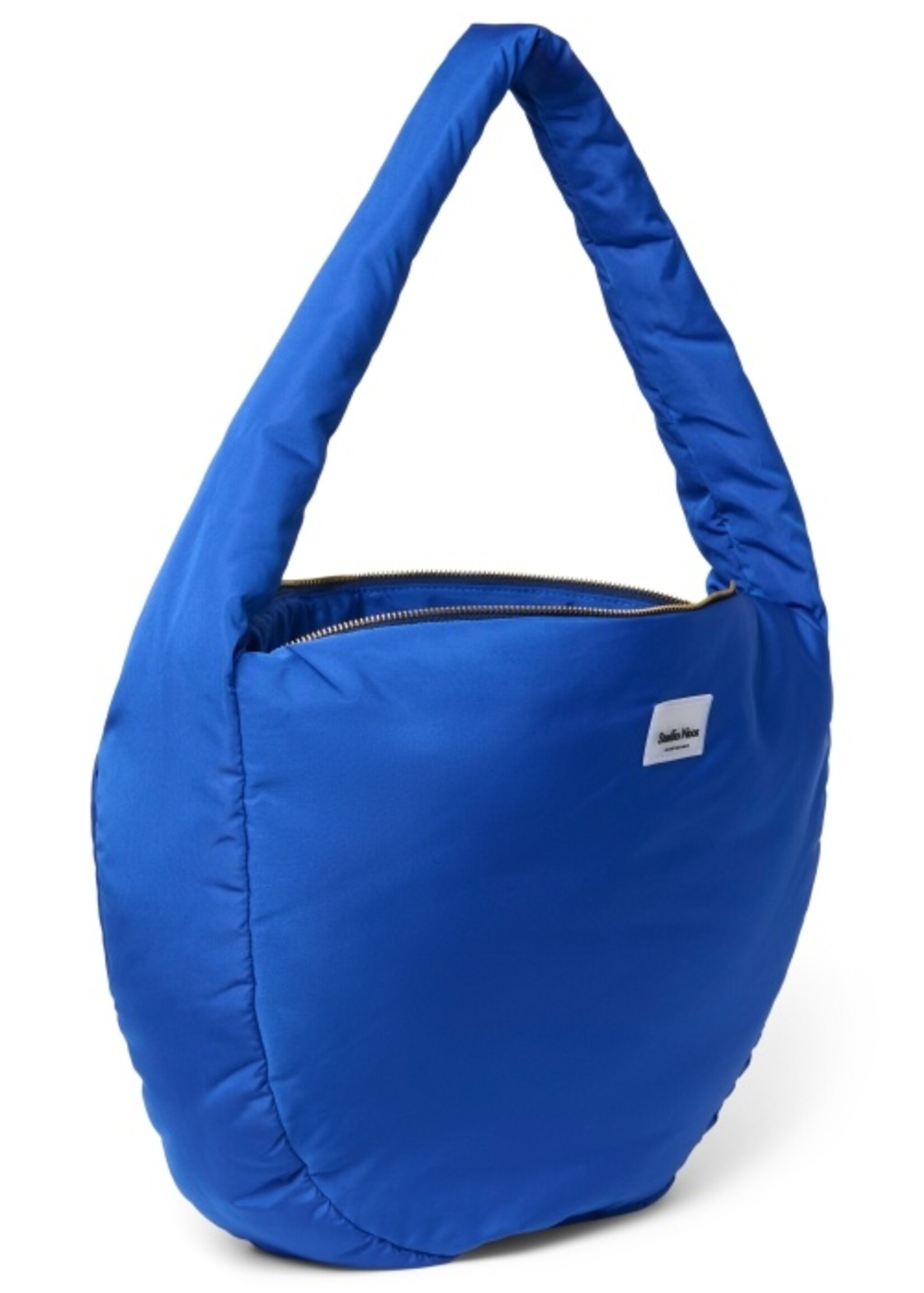 Cobalt puffy cross body bag - Studio Noos