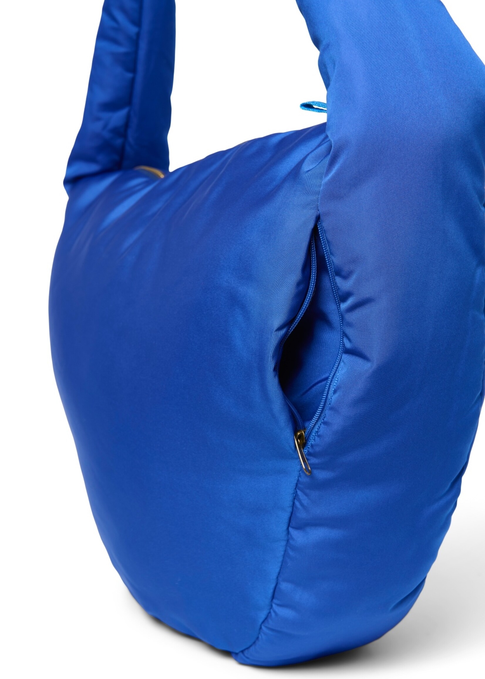 Cobalt puffy cross body bag - Studio Noos