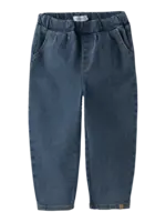 Lil Atelier Keifer Loose Denim Pants | Medium blue denim - Lil Atelier