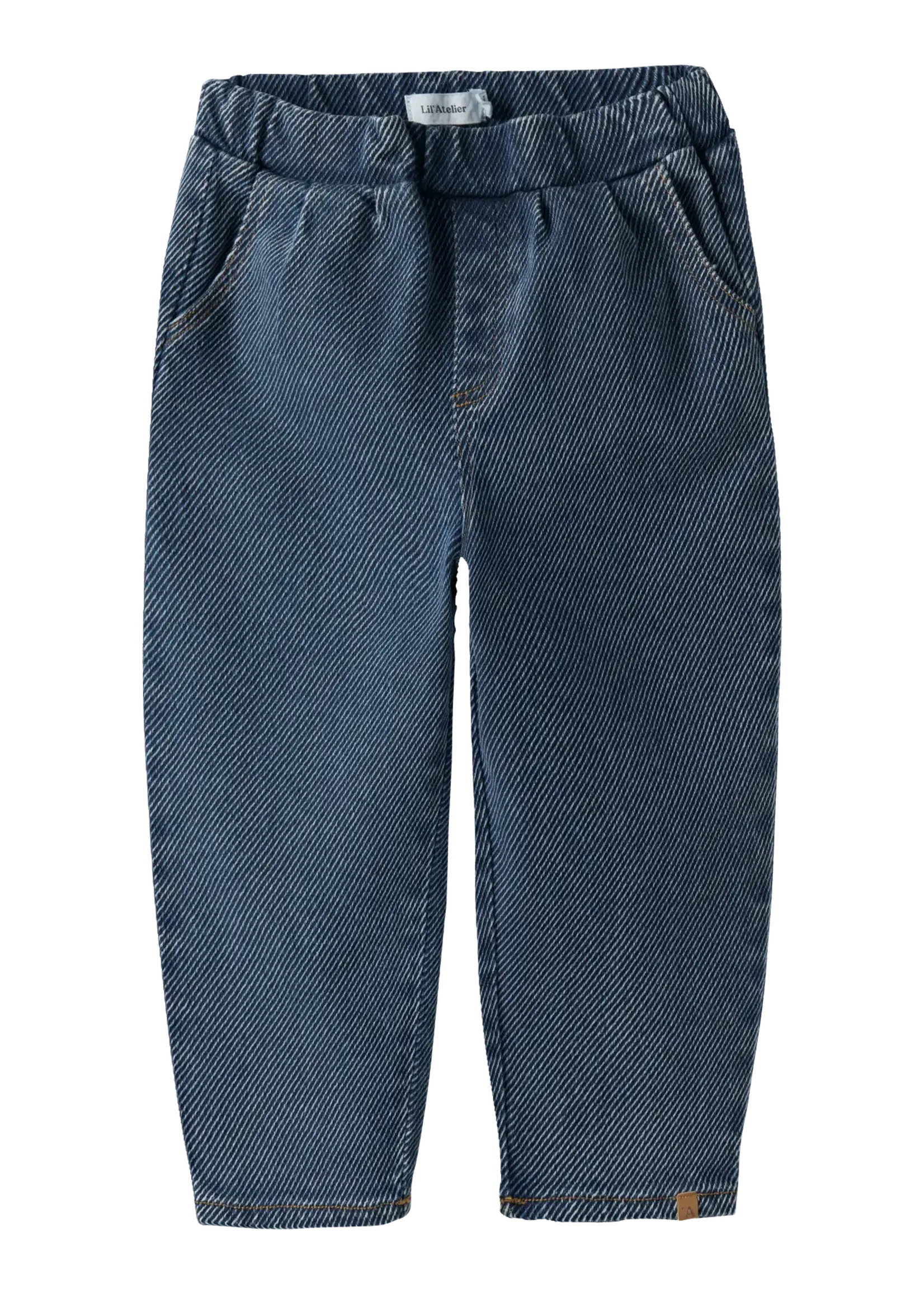 Lil Atelier Keifer Loose Denim Pants | Medium blue denim - Lil Atelier