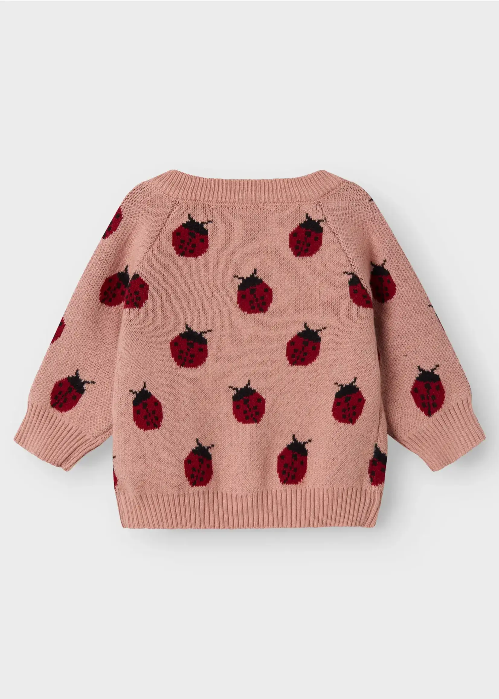 Lil Atelier Lulio knit card lil noos | Misty rose - Lil Atelier