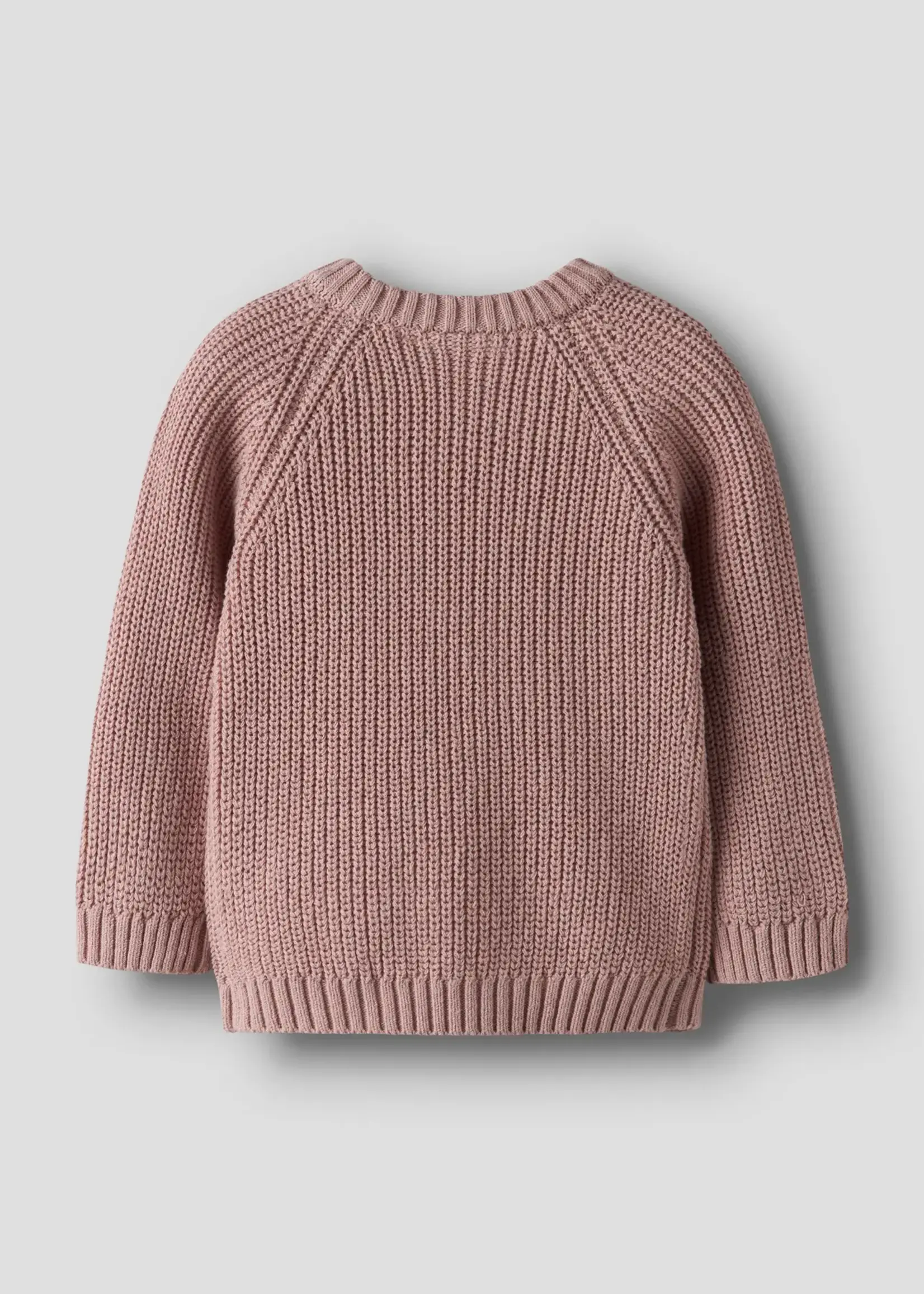 Lil Atelier Emlen emb LS knit | Misty rose - Lil atelier