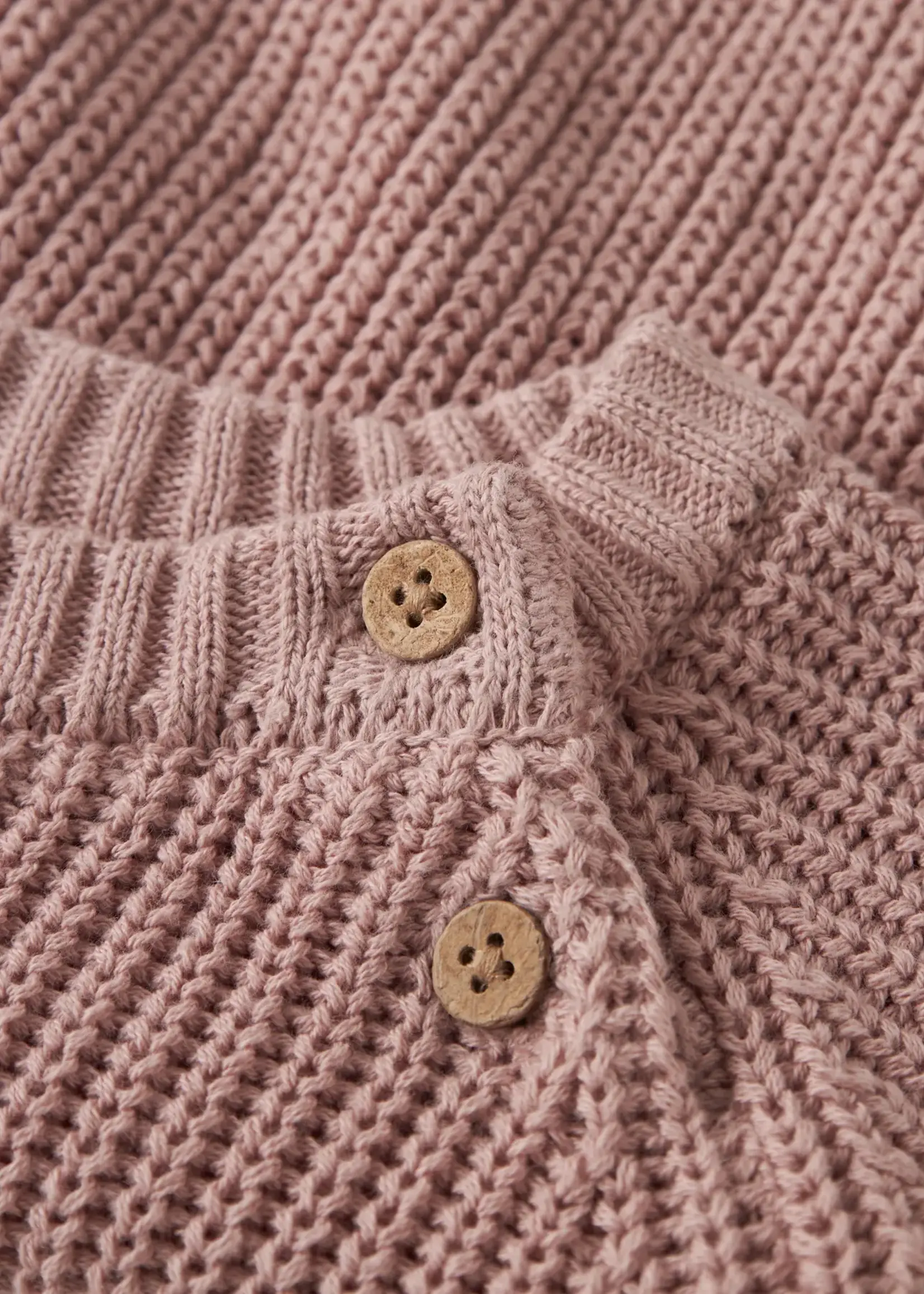 Lil Atelier Emlen emb LS knit | Misty rose - Lil atelier