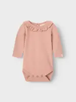 Lil Atelier Luna LS slim body | Misty rose - Lil Atelier