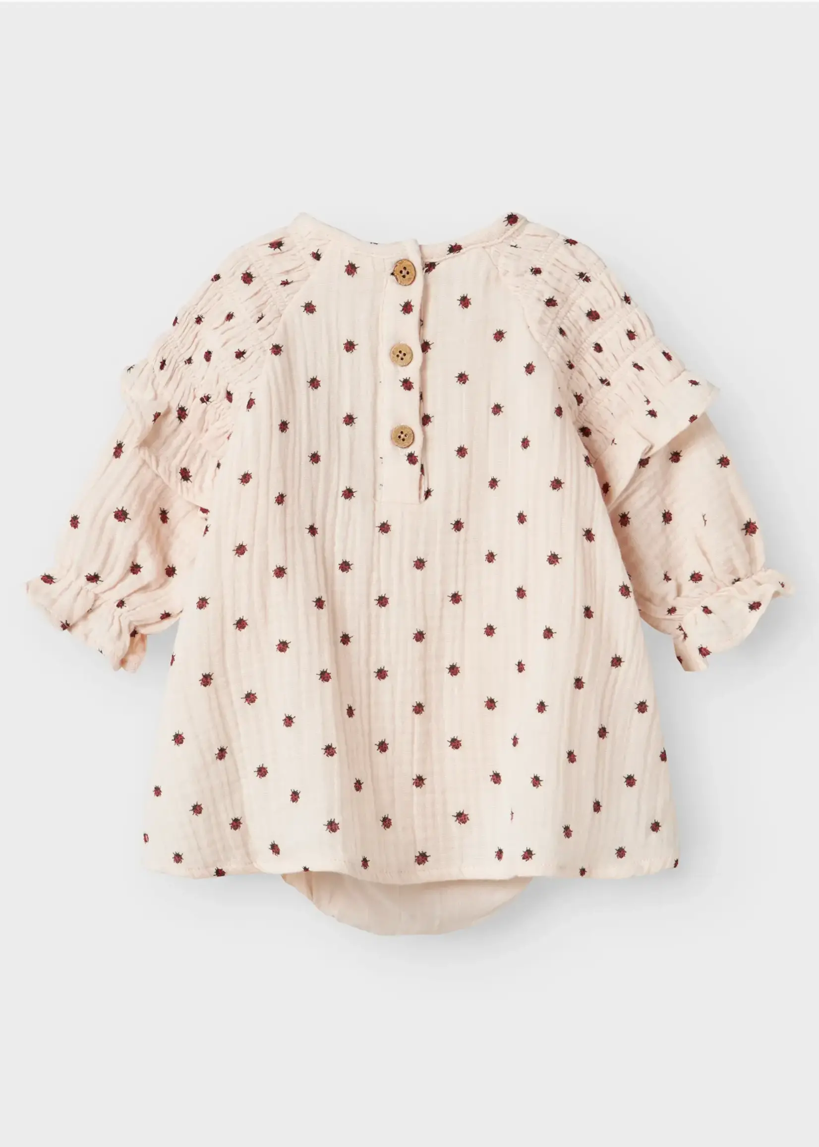 Lil Atelier Lilia LS loose shirt body | Silver peony - Lil Atelier