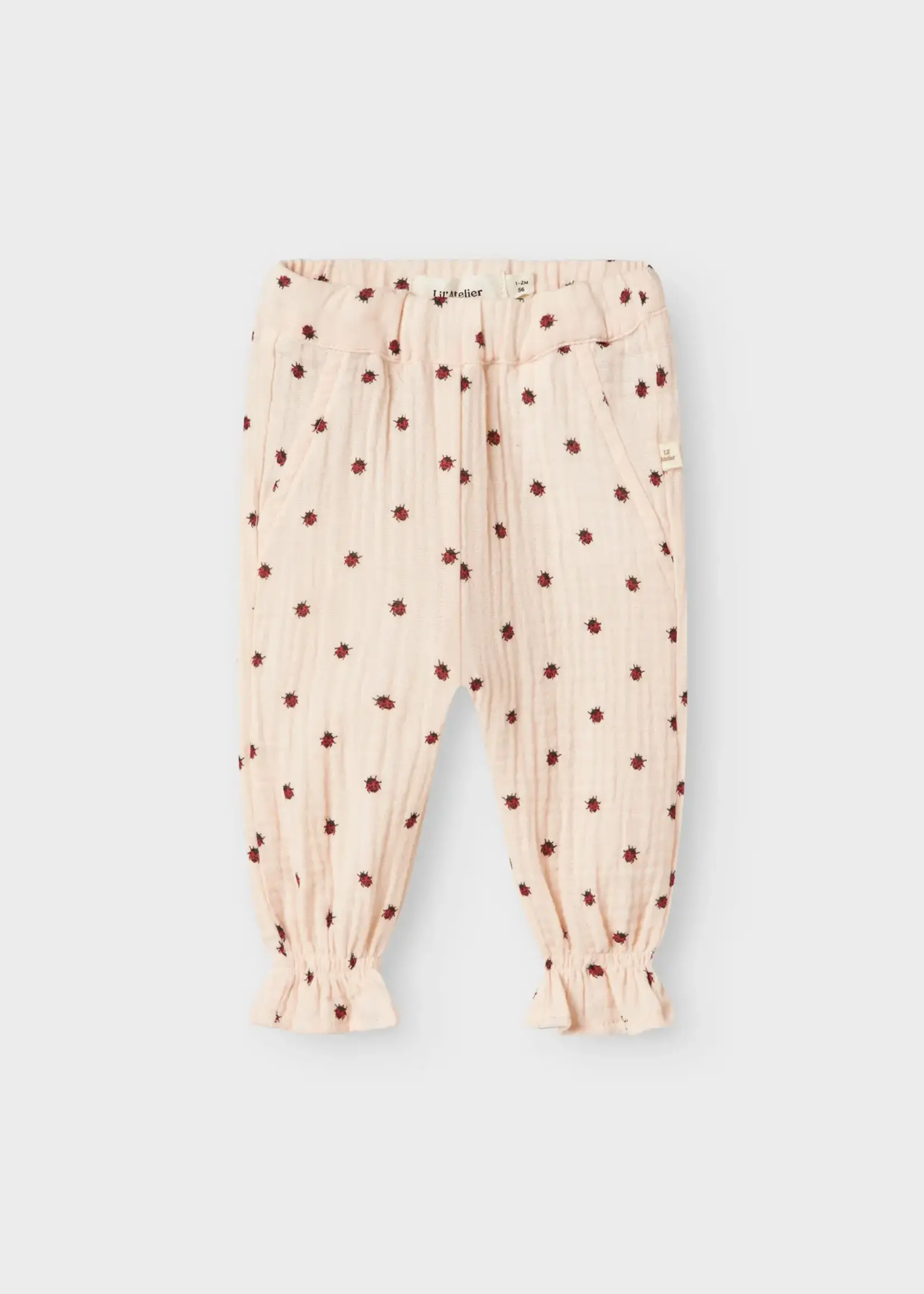 Lil Atelier Lilia loose pants | Silver peony - Lil atelier