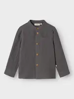 Lil Atelier Loros LS shirt Poppy seed - Lil Atelier