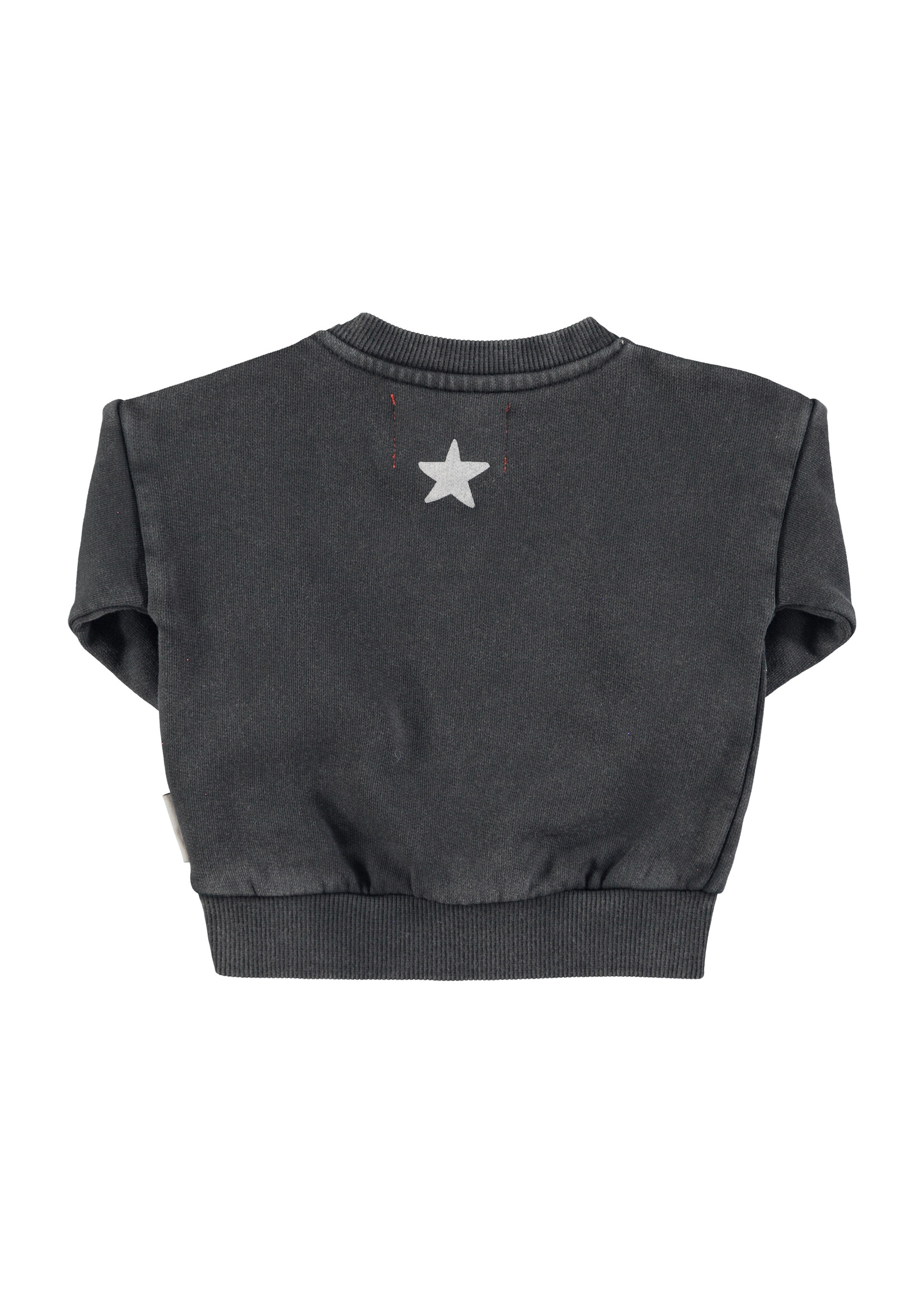 Piupiuchick Sweatshirt Faded Black Jimi Hendrix print - Piupiuchick