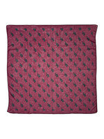 Piupiuchick Chiffon bandana Aubergine bolts allover - Piupiuchick