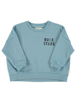 Piupiuchick Sweatshirt Blue Rock stars - Piupiuchick
