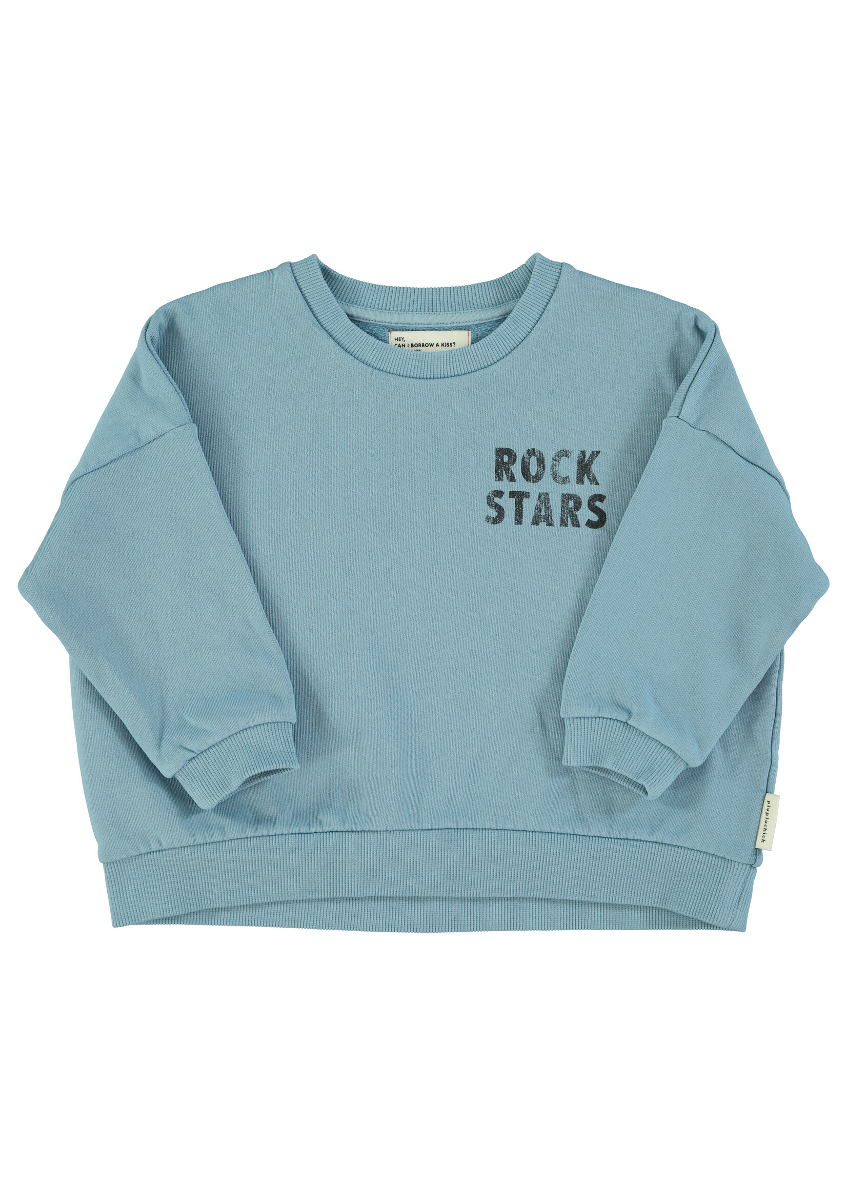 Piupiuchick Sweatshirt Blue Rock stars - Piupiuchick