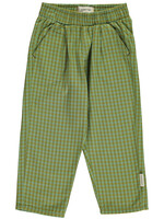 Piupiuchick Unisex trousers Green checkered - Piupiuchick