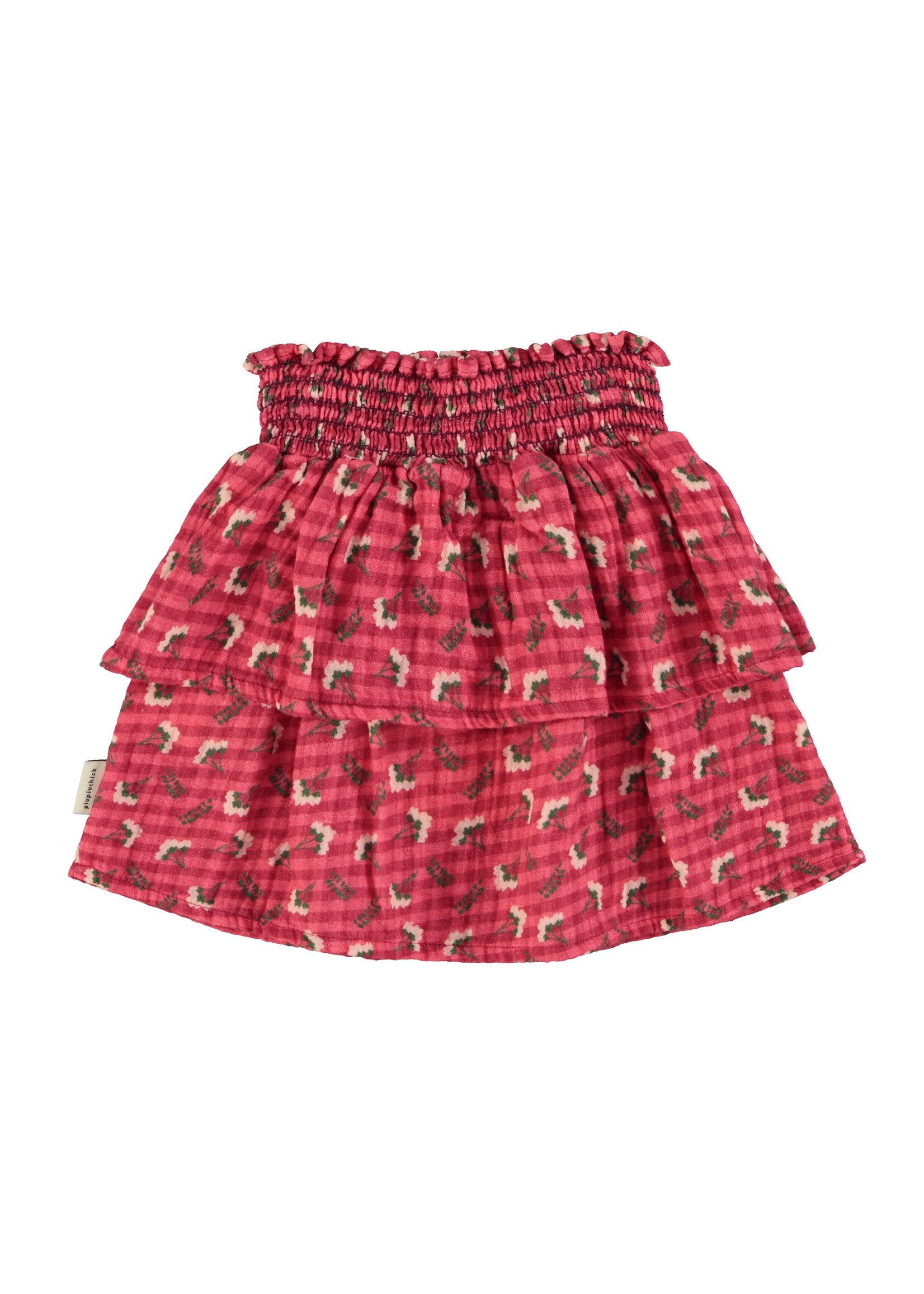 Piupiuchick Short skirt Pink Checkered - Piupiuchick
