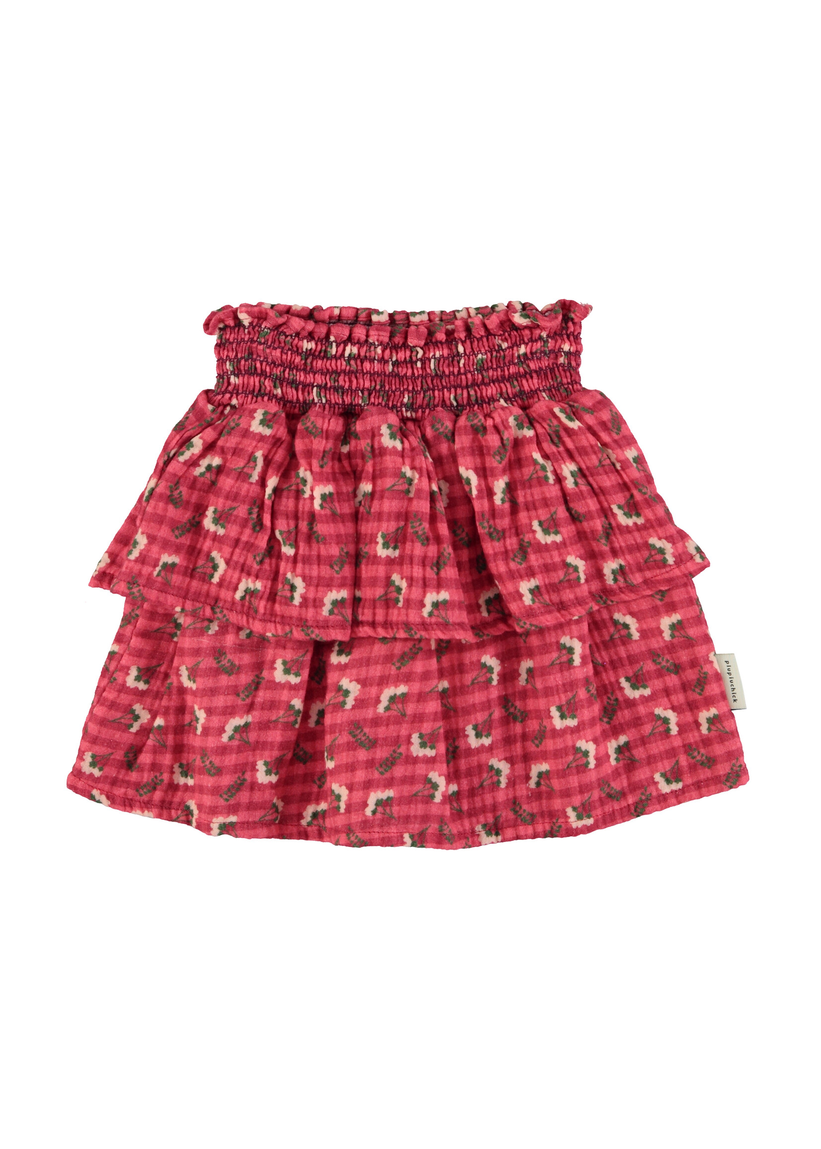 Piupiuchick Short skirt Pink Checkered - Piupiuchick